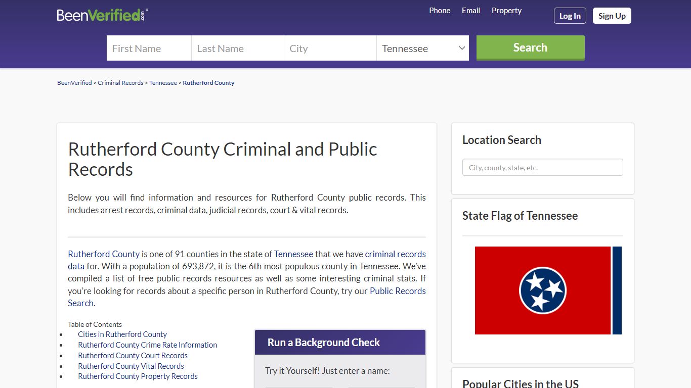 Rutherford County Arrest Records in TN - Court & Criminal ...